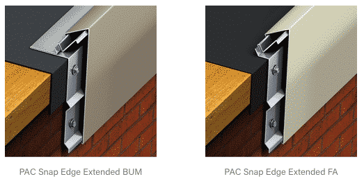 PAC Snap Edge Extended Fascia Sheet Metal Roof Chicago